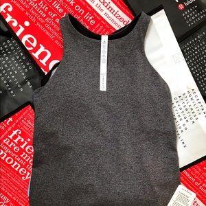 NEW!!! In Training Tank - Heathered Black | Size 8